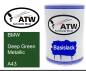 Preview: BMW, Deep Green Metallic, A43: 500ml Lackdose, von ATW Autoteile West.